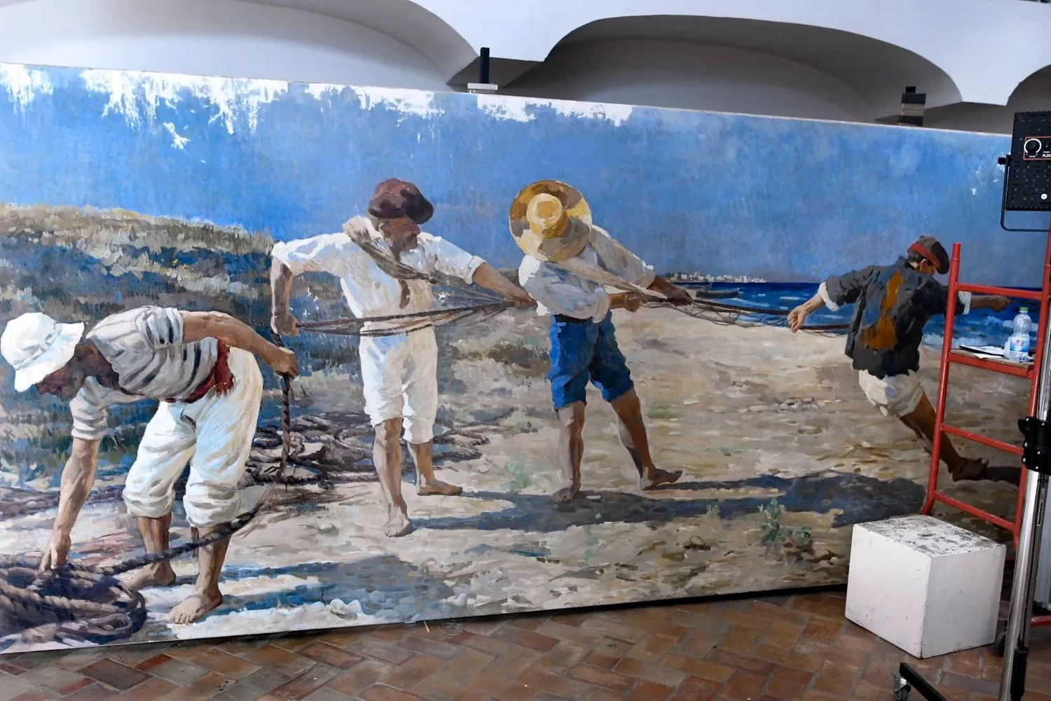 Epopea della pesca - nell’ex Carcere maschile del San Michele durante i restauri